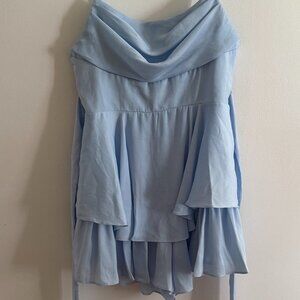 Hello Molly Tropical Air Romper Sky Blue Size M